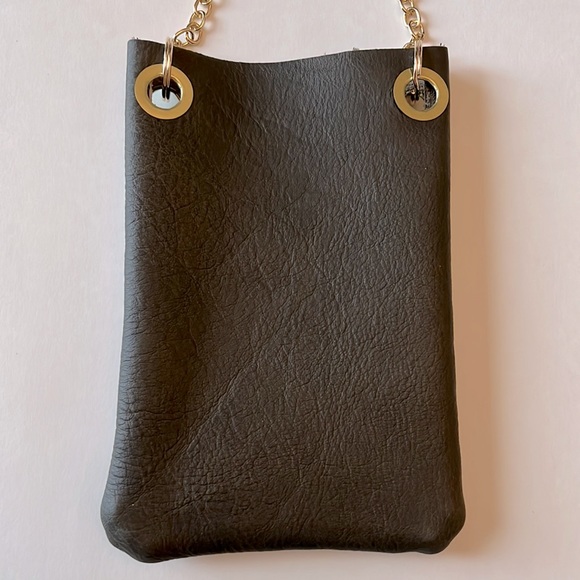 NEW Leather cell phone crossbody/pouch - Picture 5 of 12
